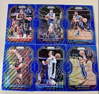 Panini Prizm Basketball Blue Wave Lot