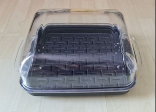 Metal Steamer Tray with Glass Lid