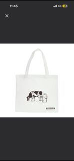 Farmhouse Cow & Milk Can Tote Bag