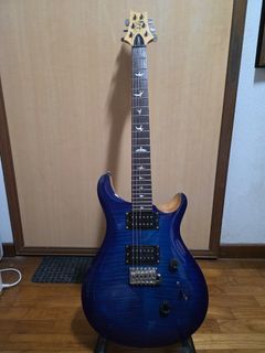 PRS SE Custom 24 Electric Guitar - Faded Blue Burst