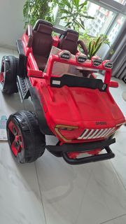 Red Electric Ride-On Car for Kids