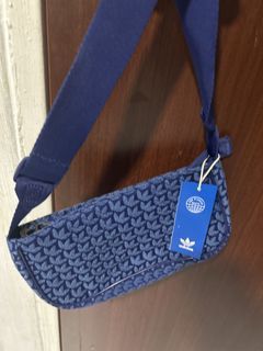 Adidas Blue Monogram Crossbody Bag