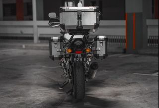 Kappa 58L Kventure & Coocase 28L side pannier (with cb400x bracket)