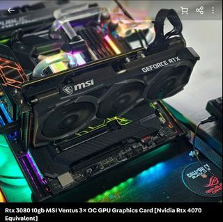 MSI RTX 3080 Ventus 3x OC 10GB GPU