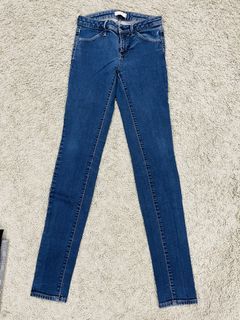 Uniqlo Fit Leggings Silhouette Tapered Jeans Size 25