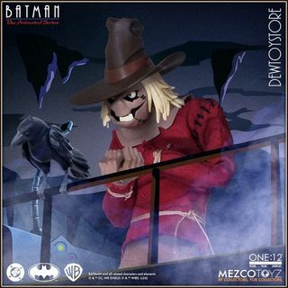 ⭐ <𝙇𝙤𝙬 𝙋𝙧𝙞𝙘𝙚 𝙂𝙪𝙖𝙧𝙖𝙣𝙩𝙚𝙚> [𝗣𝗿𝗲-𝗼𝗿𝗱𝗲𝗿] Mezco Toyz One:12 Collective 1/12 Scale Action Figure - Batman: The Animated Series - Scarecrow ⭐