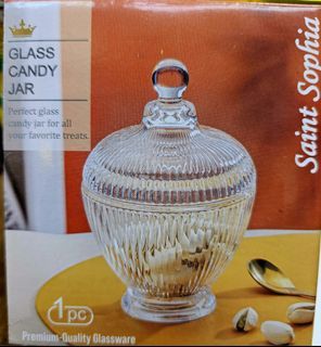 Saint Sophia Glass Cookie/ Candy Jar