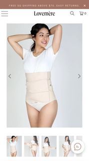 2pcs Lovemere Postpartum Tummy Wrap Binder
