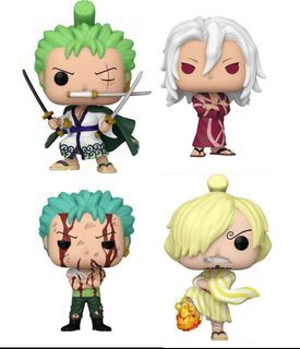 WTT/WTS Funko Pop! One Piece Demon Slayer Figures - Zoro Sanji Tengen Uzui