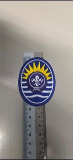 Embroidered Patch - Fleur-de-lis Design