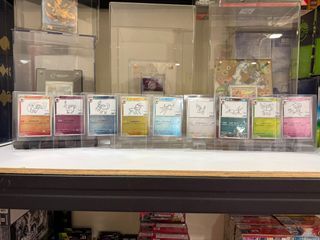 Pokemon Yu Nagaba Mint Set of 9 Eevolutions