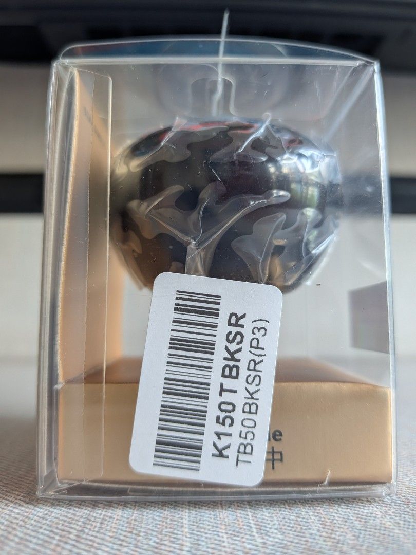 Gomexus Fishing Reel Handle Knob for Shimano B (Category: Fishing) located in Singapore. Submitted by a.dann (Listing ID 1441165827, Image 4). Description: - Gomexus Fishing Reel Handle Knob - Designed for Shimano B reels - Color: Black and Silver - Brand new in original packaging - Please check compatibility on the Gomexus website before purchasing - R.F.S: Feels like the knob is abit too big to my liking (taken out the knob to try on once only)