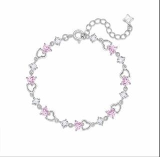The Starry Co. Miko Love Link Bracelet (Pink)