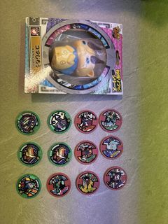 Yo-Kai Watch Komajiro + 12 watch medals