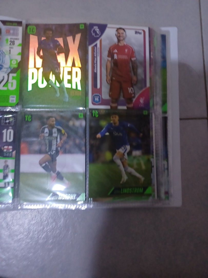 Panini Football Trading Cards Collection - Various Players (Category: Raw Cards) located in Singapore. Submitted by fawwazsyaf81885 (Listing ID 1443045881, Image 4). Description: - Collection of Panini football trading cards - Features players such as Martinez and Gordon - Includes cards from the Euro 2024 series - Ideal for football card collectors - dm for price low ballers will be ignored..