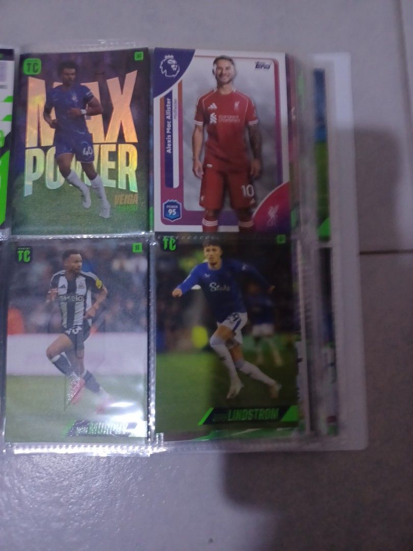 Panini Football Trading Cards Collection - Various Players (Category: Raw Cards) located in Singapore. Submitted by fawwazsyaf81885 (Listing ID 1443045881, Image 5). Description: - Collection of Panini football trading cards - Features players such as Martinez and Gordon - Includes cards from the Euro 2024 series - Ideal for football card collectors - dm for price low ballers will be ignored..