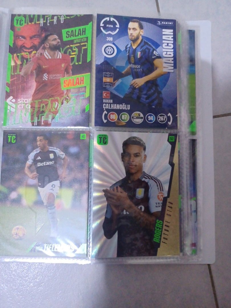 Panini Football Trading Cards Collection - Various Players (Category: Raw Cards) located in Singapore. Submitted by fawwazsyaf81885 (Listing ID 1443045881, Image 7). Description: - Collection of Panini football trading cards - Features players such as Martinez and Gordon - Includes cards from the Euro 2024 series - Ideal for football card collectors - dm for price low ballers will be ignored..