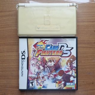 Nintendo DS Lite Console & Game (SNK vs Capcom Card Fighters)