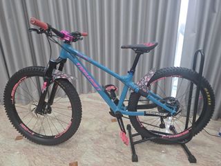 24" Trailcraft Hardtail Mountain Bike - Blue/Pink for serious shredder
