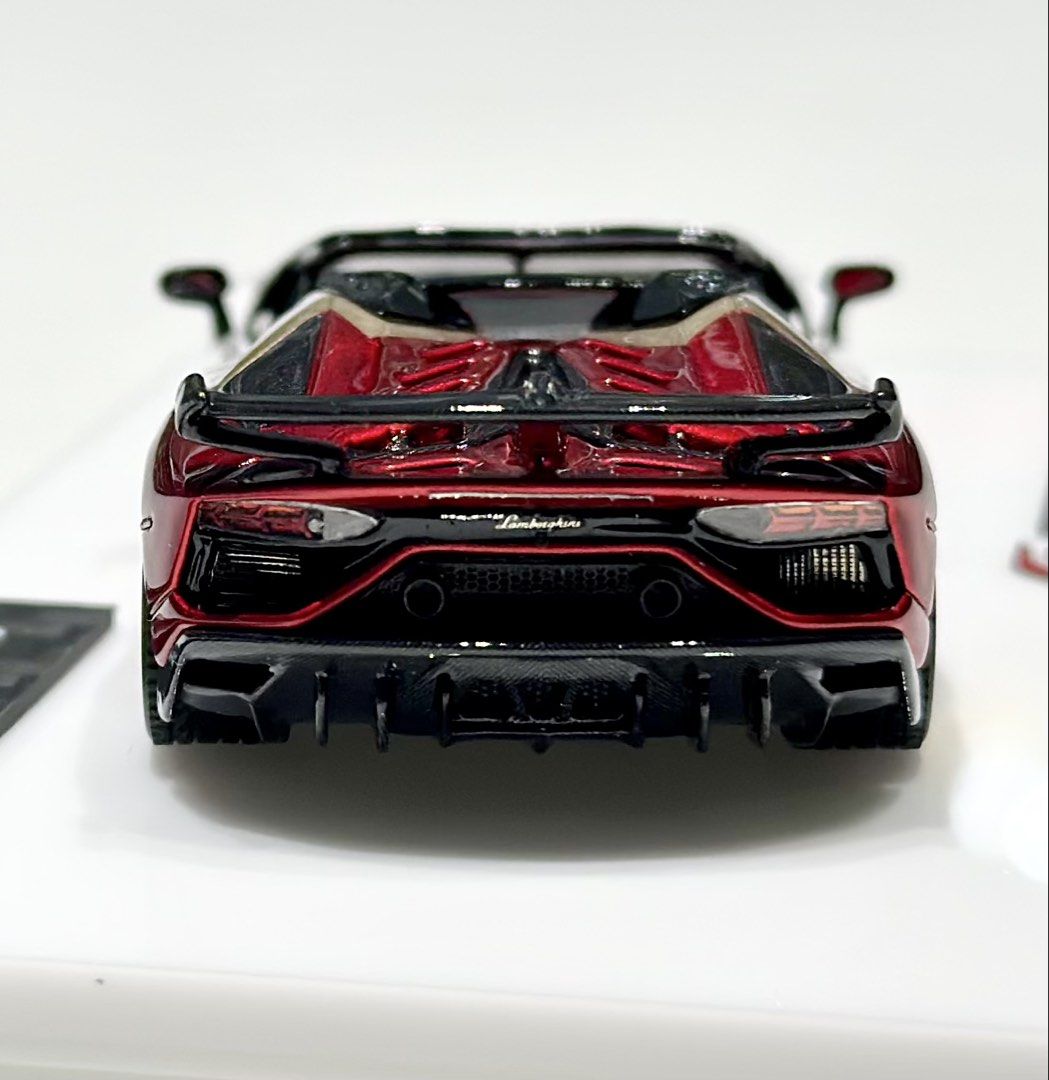 EDM x Tardis 1/64th Lamborghini Aventador SVJ Roadster in Metal White/Metal Red (Category: Vehicle & Diecast Models) located in Singapore. Submitted by unusual64 (Listing ID 1443771681, Image 7). Description: Special collaborations EDM x Tardis 1/64 Lamborghini Aventador SVJ Roadster in Metal White/Metal Red. Come with detachable roof. Limited 149pcs with display case. Available in store now while stock last! Collect at Oxley BizHub or by registe