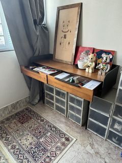 Urgent sale - Wooden Desk with Drawers