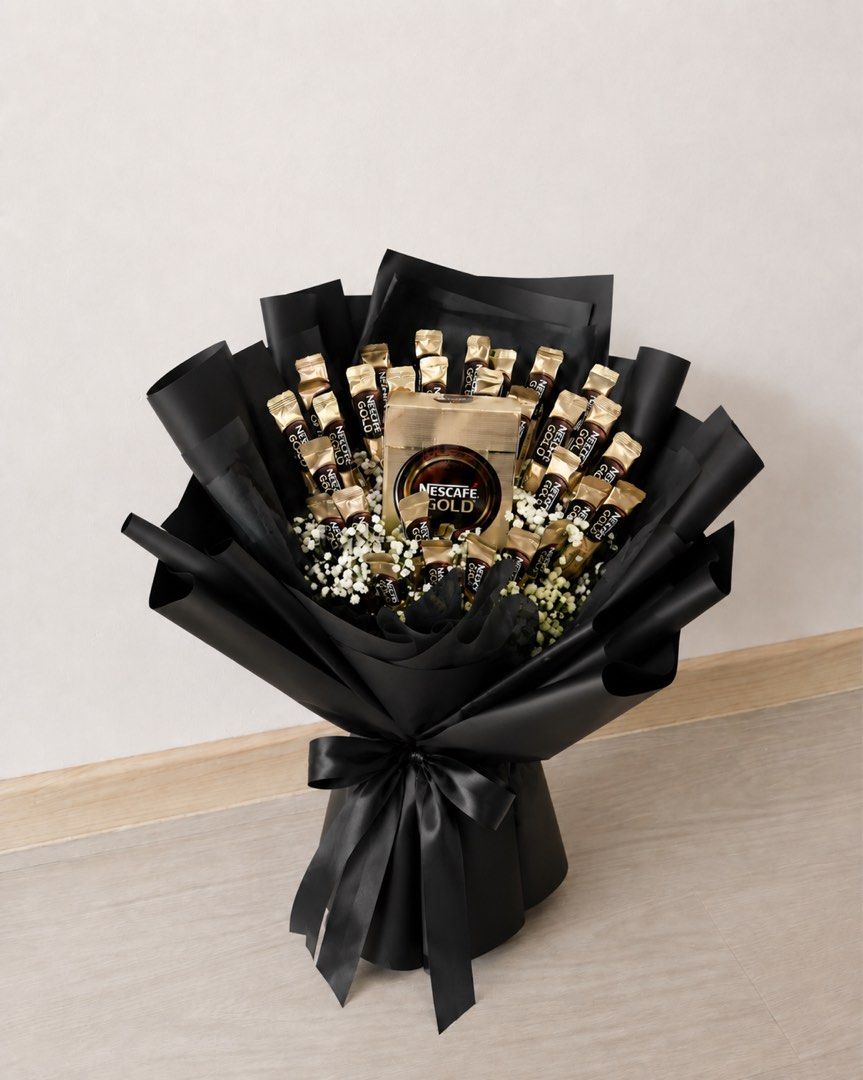 ✨Chocolate bouquet | strawberry bouquet | coffee bouquet | food bouquet | graduation bouquet | anniversary bouquet | birthday bouquet | farewell bouquet | rocher bouquet | snacks bouquet| Father’s Day bouquet |fruits bouquet | black bouquet (Category: Flowers & Bouquets) located in Singapore. Submitted by fondermuse (Listing ID 1413976116, Image 3). Description: Perfect for someone who loves sweetness with a touch of elegance, this thoughtful tre