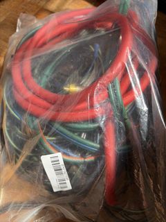 Red power and RCA Audio Cables