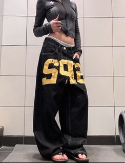 Y2K Wide Leg Jeans 👖 | American Streetwear Baggy Denim (Ready Stock SG)