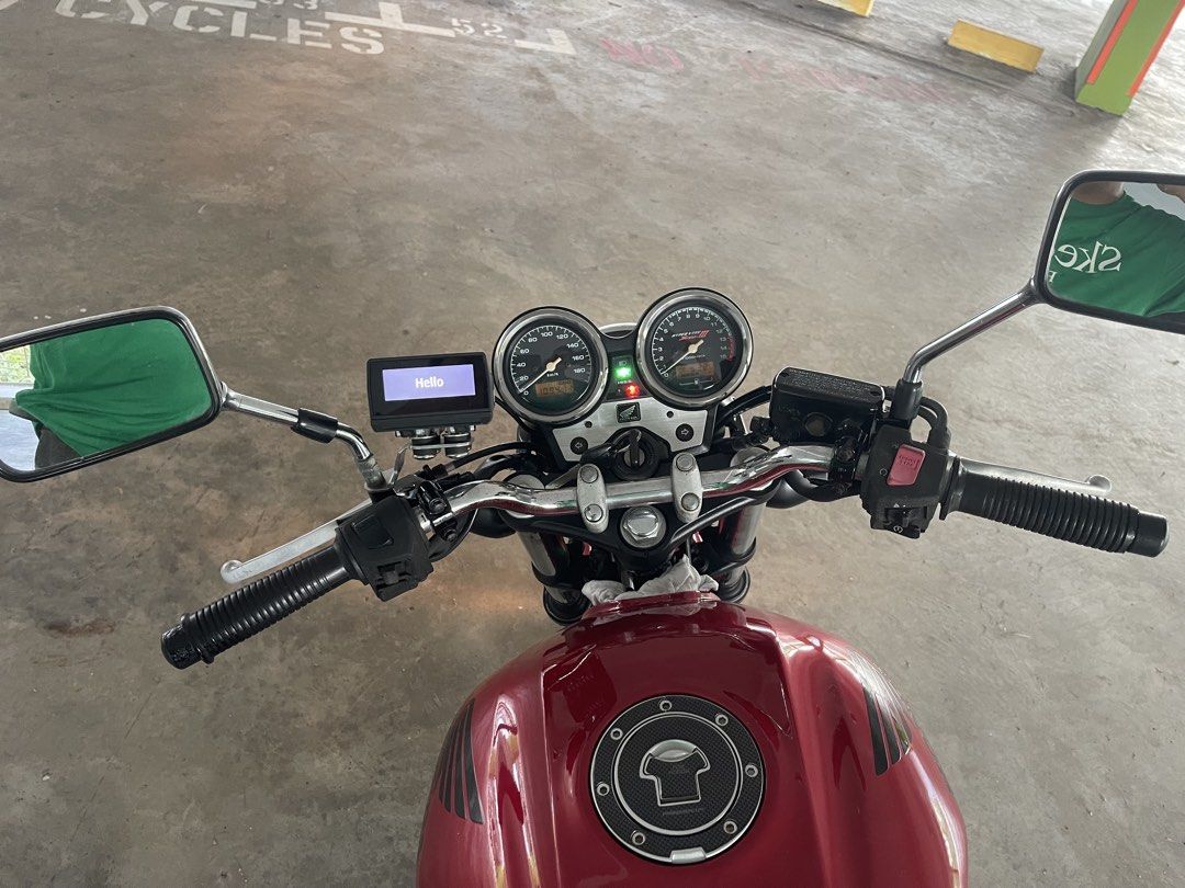 Updated 28/6 Yoshimura full system slip on with cert installed —>Youngest FBC plate ZERO accident CB400 Super 4 spec 3 vtec 3 for sale (Category: Class 2A) located in Singapore. Submitted by vtec88 (Listing ID 1444335050, Image 6). Description: Updated 28/6 Yoshimura full system slip on with cert installed —//—- Uncle owner, bike had ZERO accident , very ORIGINAL condition sticker all intact . Hard to come across. Last few of vtec3 before Revo. M