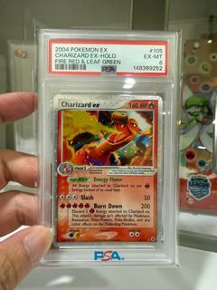 Pokemon Charizard EX Fire Red Leaf Green #105/112 PSA 6