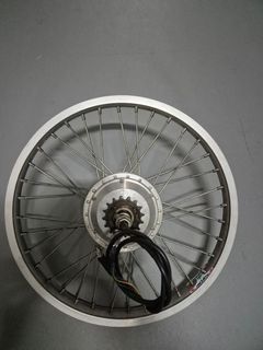 Electric Bicycle Wheel Hub Motor with Spokes and Rim