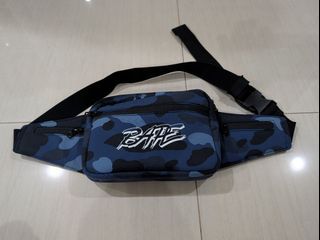 BAPE Camo Waist Bag Blue