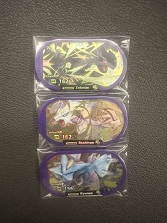 WTS 3 for $15 Pokemon Mezastar legacy tag set - Zekrom, Reshiram, Kyurem