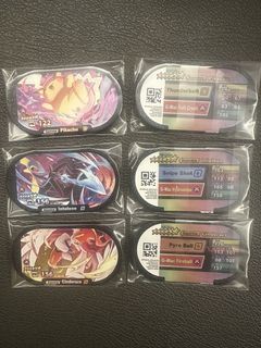 WTS 3 for $8 Pokemon Mezastar Galaxy 1 - Pikachu, Inteleon, Cinderace
