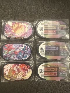 WTS 3 for $8 Pokemon Mezastar Galaxy 1 - Pikachu, Zoroark, Cinderace