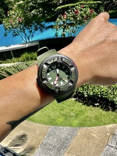 Citizen Promaster Marine Olive Green Dive Watch BJ8057-17X