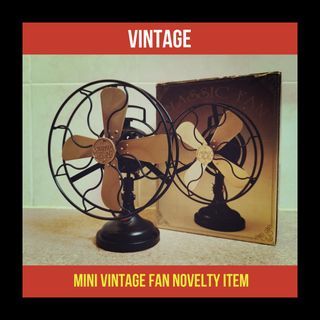 Vintage Fan - Antique Desk Fan Novelty item