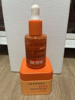 Sephora glow vitamin C serum moisturiser set