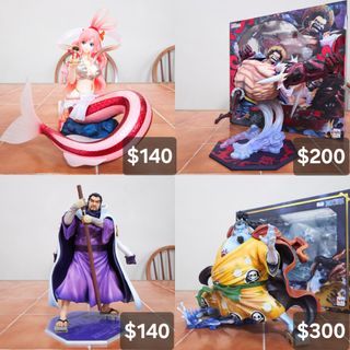 One Piece Assorted Sailing Again P.O.P Portrait of Pirates Neo Maximum - Gear 4 Boundman Luffy - Shirahoshi Mermaid Princess - Warlord of the Sea Jinbe - Admiral Fujitora Issho - Pirates Navy Fishmen Megahouse Anime Figure Figurine