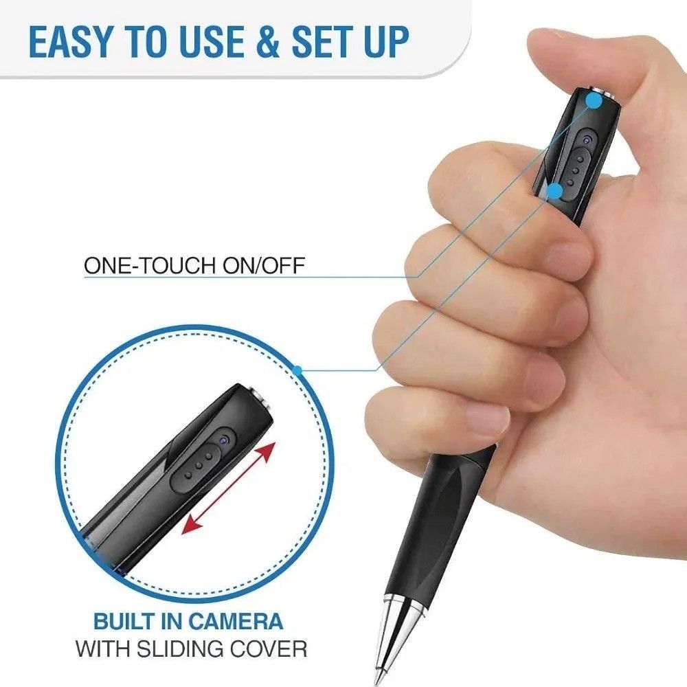 1hr Delivery! 💯👍 HD 1080P Hidden Spy Camera Pen Wireless CCTV Security Camera + Video Voice Recorder (Category: Video Cameras) located in Singapore. Submitted by dailypicks.co (Listing ID 1445565072, Image 7). Description: HD 1080P Hidden Camera Pen + Video Photo Voice Recorder Wireless Pinhole Spy Cam Wearable CCTV Security Camera 💯 Seller with 4000+ reviews. Buy with confidence! ⭐ Brand New! Ready Stock :) 😊 Same day self collection at Seng