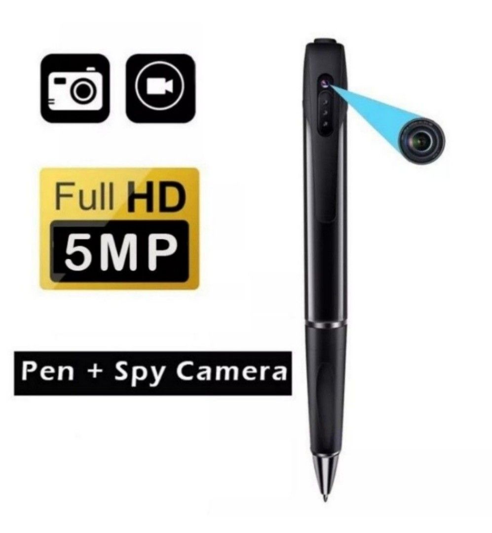 1hr Delivery! 💯👍 HD 1080P Hidden Spy Camera Pen Wireless CCTV Security Camera + Video Voice Recorder (Category: Video Cameras) located in Singapore. Submitted by dailypicks.co (Listing ID 1445565072, Image 1). Description: HD 1080P Hidden Camera Pen + Video Photo Voice Recorder Wireless Pinhole Spy Cam Wearable CCTV Security Camera 💯 Seller with 4000+ reviews. Buy with confidence! ⭐ Brand New! Ready Stock :) 😊 Same day self collection at Seng