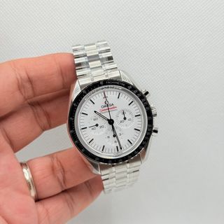 Brand New 04/2026 Omega 3861 Speedmaster Moonwatch Professional White Dial 310.30.42.50.04.001