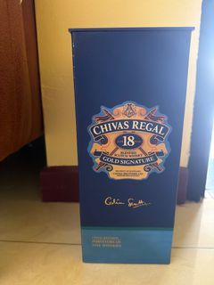 Chivas Regal 18 Year Old Gold Signature Whisky Box