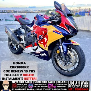 USED Honda CBR1000RR with AKRAPOVIC