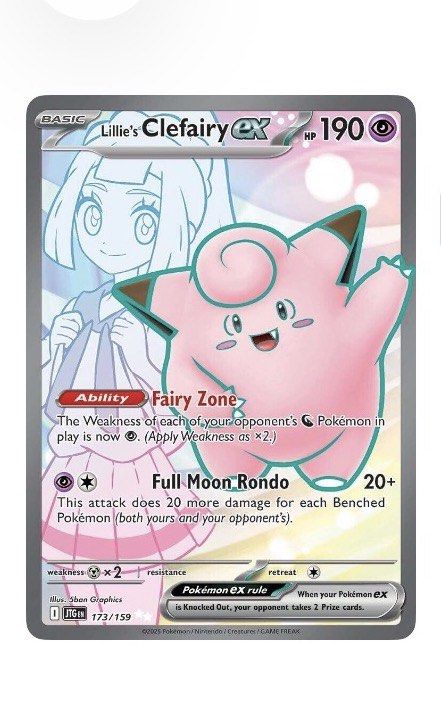 WTB Lillie’s Clefairy ex JTG 173 (Category: Raw Cards) located in Singapore. Submitted by shop.yl (Listing ID 1445589778, Image 1). Description: Want to buy!!.