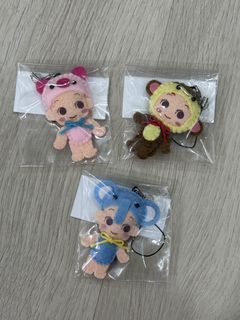 felt kewpie baby charm trinket keychain 