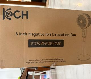 KCCH 8 Inch Negative Ion Circulation Fan HTS-F618D