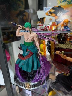 One Piece Zoro Action Figure with Swords