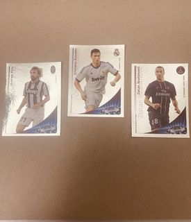 2012/13 CL cards Ronaldo, zlatan,pirlo