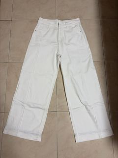 White Wide Leg Jeans